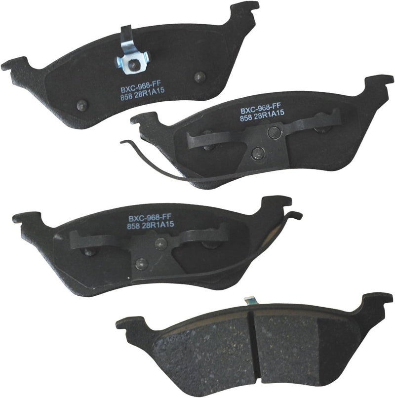 Bendix Premium SBC858 Ceramic Rear Brake Pads for Chrysler Town & Country 2007-2001, Voyager 2008-2001, Dodge Caravan 2007-2001, Grand Caravan 2007-2001 - Image 1
